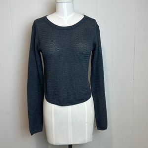 Brandy Melville cropped grey sweater